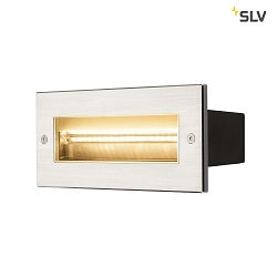 BRICK, Outdoor Wall recessed luminaire, LED, 3000K, stainless steel, 230V, IP67, 10W, 850lm