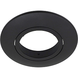 Abdeckung für Einbauleuchte QUICK/UNI INSTALL G2, rund, schwarz matt