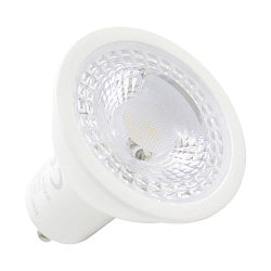 LED Leuchtmittel LONG LIFE, 38°, GU10, 5W, 3000K, 360lm, IP44, opal, weiß
