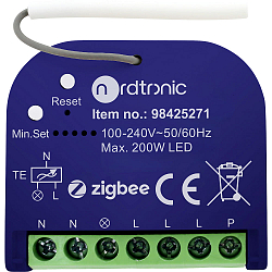 Box Dimmer Zigbee G2, Apple HomeKit, Google Assistant, Amazon Alexa, IP20, dimmbar