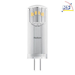 Radium LED Niedervolt Stiftsockellampe Essence PIN, 12V, G4, 2.4W 2700K 300lm 360°, klar