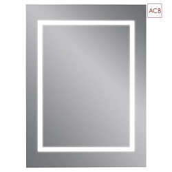 LED Wandspiegel MUL 16/300-110, IP44, 70 x 110cm, CRi >90, 54W 3000K 3835lm
