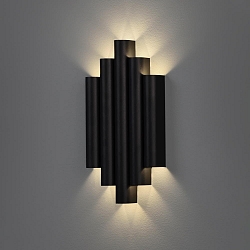LED Wandleuchte ROBIN 16/3814, 10-flammig, Up & Down, 21W 3000K 1625lm, Schwarz