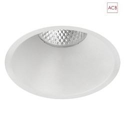 Recessed LED ceiling luminaire KIDAL 3771/10, IP23,  10cm, COB, white, 12W 3000K 1080lm, not dimmable