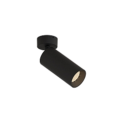 LED Einbaustrahler PIPE 3986, LED COB, 12W, 3000K, 1240lm, IP20, verstellbar, schwarz