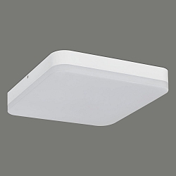 Outdoor LED Deckenleuchte SQUARE SENSOR, IP54, 24W 3000K/4000K/6500 1989lm 120�, mit DIP-Switch, Wei�, mit HF-Pr�senzmelder
