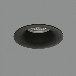 Einbau-Deckenleuchte WINKA, � 8,2 cm, 1 x GU10 LED, 8W, IP20, IK06, schwarz/opal
