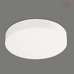 LED Wand-/Deckenleuchte ATEN 3706/40,  40cm, opal, 36W 3000K 4000lm