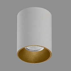 Aufbau-Strahler SOUL 3792/8, GU10 max. 10W (LED), Wei� / Satin-Gold