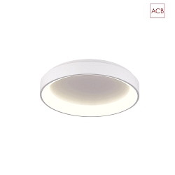 LED ceiling luminaire GRACE 3848/48, Ø 48cm, extra flat, 40W 3000K 3450lm, white