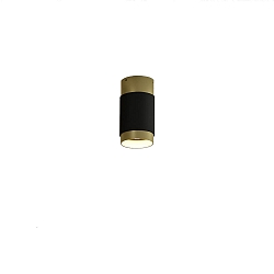 ceiling luminaire LUX 3989/6 IP20, gold, black glossy