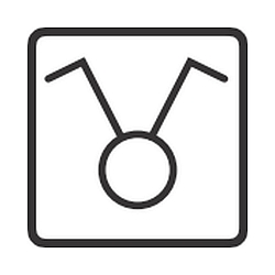 Einsatz f�r Albert Energies�ule Typ Nr. 4417 /-19 - Serienschalter, IP55