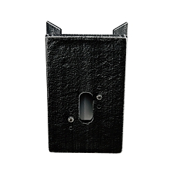 Eckbock eckig Typ Nr. 1007 f�r Albert Au�enwandleuchten, Edelstahl / Anthrazit matt