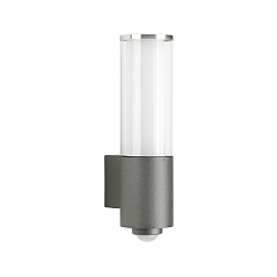 Outdoor Wall luminaire Type No. 0311, IP44, E27 max. 20W (LED), stainless steel / glass, stainless steel / anthracite