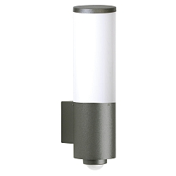 Wandleuchte mit Bewegungsmelder 1xE27 IP44, anthrazit