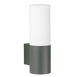Au�enwandleuchte Typ Nr. 0377, IP54, E27 max. 20W, Aluminium-Guss / Opalglas, anthrazit
