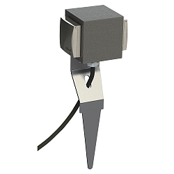 Steckdosenspie� Typ Nr. 441501, 2-fach, anthrazit/silber