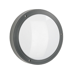 LED Wand-/Deckenleuchte Typ Nr. 6439, mit HF-Pr�senzmelder, 1x LED 22W, 2500lm, 3000K, anthrazit, anthrazit, opal dimmbar