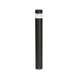 LED Bollard light Type No. 2295, 360� indirect symmetrical, 9W 3000K 1000lm, aluminum / plastic clear + opal, black