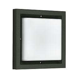 LED Wand-/Deckenleuchte Typ Nr. 6422, 1x LED 12W, 1200lm, 3000K, schwarz