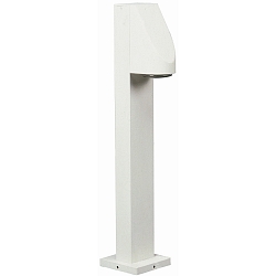 LED Pollerleuchte Typ Nr. 2078, IP43, H�he 76.5cm, 230V, 4.5W 3000K 330lm, Alu-Guss / Blasenglas klar, Wei�