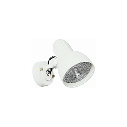 Au�enwand-Strahler Typ Nr. 2122, IP54, E27 (PAR38, max. 120W), dreh- und schwenkbar, wei� matt