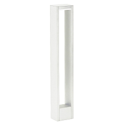 LED Bollard light Type No. 2242, IP54, flat light distributor, 90cm, 10W 3000K 480lm, cast alu / opal, dimmable, white