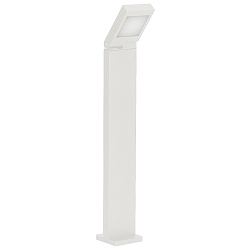 LED Pollerleuchte Typ Nr. 2296, IP44, H�he 90cm, 14W 3000K 1400lm, schwenkbar 90� stufenlos, Alu-Guss / Opalglas, Wei� matt