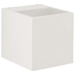 LED Au�enwand-Strahler Typ Nr. 2417, Up/Down, breit/breit, Eckig, IP44, 230V, 13.4W 3000K 1200lm, Glas, Wei�