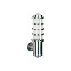 wall luminaire TYPE NO 0687 E27 IP44, stainless steel, opal dimmable