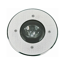 Outdoor Erdeinbaustrahler Typ Nr. 2149, IP67 IK08, � 22cm, G9 QT14 max. 60W, schwenkbar 30�, befahrbar bis 1t, Edelstahl