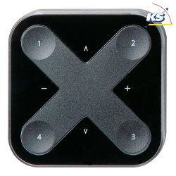 Bluetooth Lichtschalter / Wand-Fernbedienung CASAMBI XPRESS, 8 Tasten (4x programmierbar), Schwarz