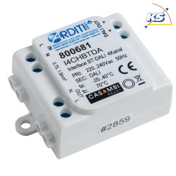 signal converter CASAMBI IBTDA built-in version, Bluetooth controllable, 1 channel, white