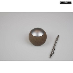 remote control CASAMBI LEPUK EVOLUTION round, with sensor, 4 channel, with accumulator, with lighting, light wood, silver
