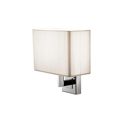 Wandleuchte AP CLAVIUS Wandleuchte, E14, IP20, Chrom / wei�