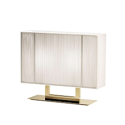 Tischleuchte LT CLAVIUS P, 40cm, E14, IP20, Gold / wei�