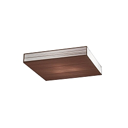Ceiling luminaire PL CLAVIUS, 60x60cm, 3x E27, IP20, tobacco