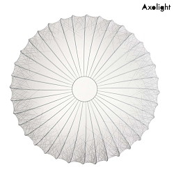 Wall or ceiling luminaire PL MUSE 120, E27, IP20, white patterned