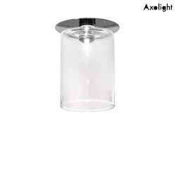 Recessed luminaire AP SPILLRAY PI ceiling luminaire, incl. G4 LED, 1.5W, 3000K, IP20, chrome, crystal glass