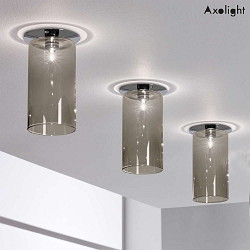 Recessed luminaire AP SPILLRAY PI ceiling luminaire, incl. G4 LED, 1.5W, 3000K, IP20, chrome, grey glass
