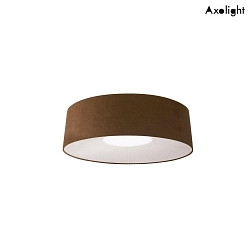 Ceiling luminaire PL VELVET 100, 3x E27, IP20, brown / white