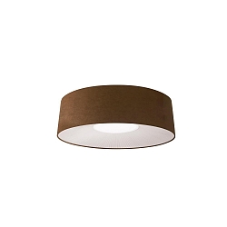 Ceiling luminaire PL VELVET 100, 3x E27, IP20, brown / white