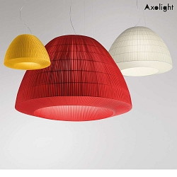 Pendant luminaire BELL 118, 4x E27, IP20, direct / indirect, red