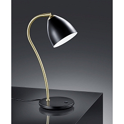 Tischleuchte 14.246, GX53, Messing matt-schwarz       