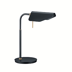 Tischleuchte 14.402, E27, schwarz