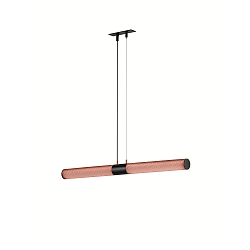 LED Pendelleuchte 34.238, 10W/m, Kupfer / schwarz
