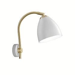 Wandleuchte 64.246, GX53, Messing matt-wei�           