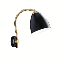 Wandleuchte 64.246, GX53, Messing matt-schwarz        