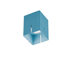 Deckenaufbauleuchte 83.200, GU10, blau soft touch, RAL 5024