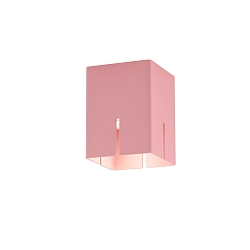 Deckenaufbauleuchte 83.201, E27, rosa soft touch, RAL 3015